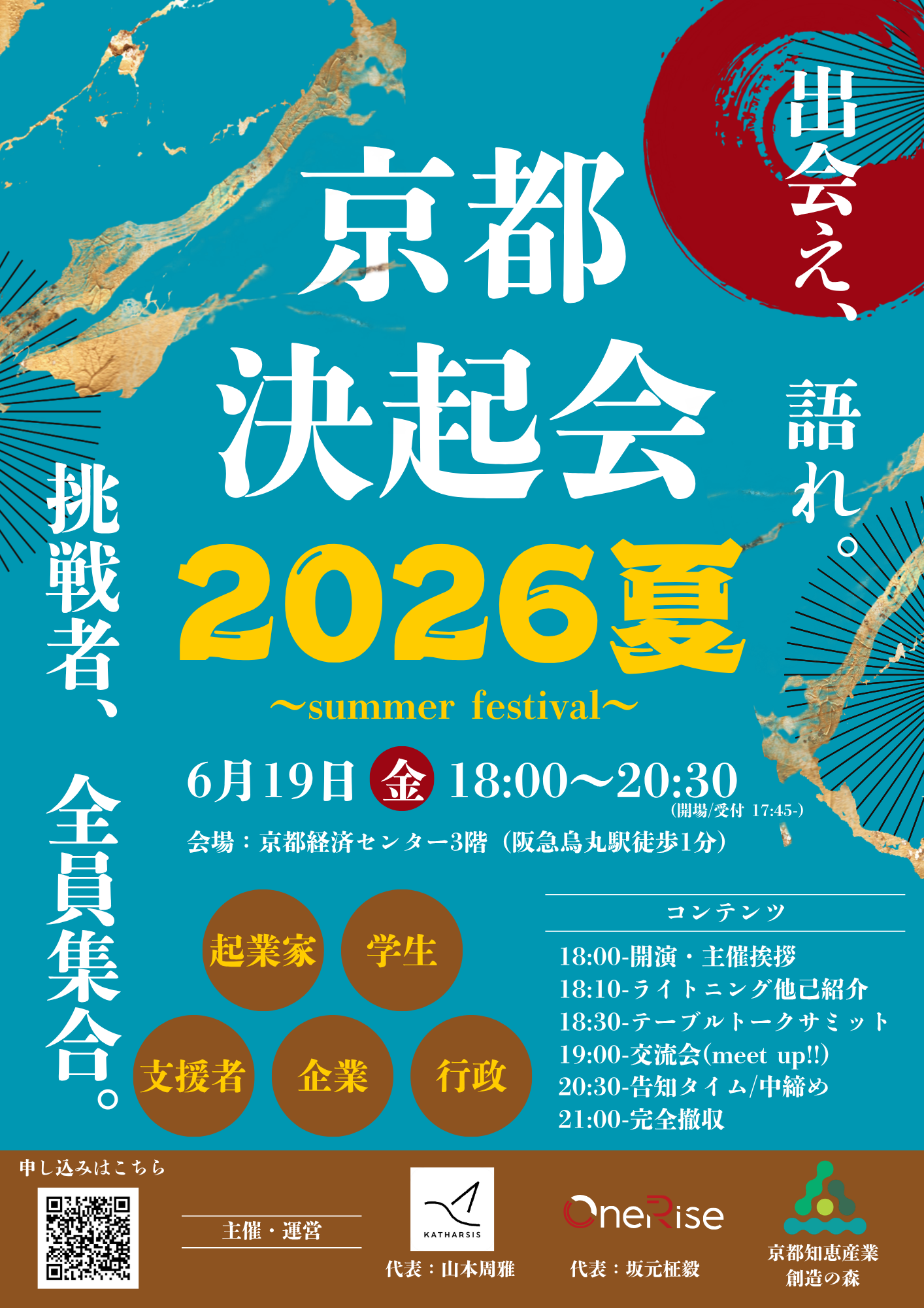 京都決起会2026夏 〜meet  up & summit！